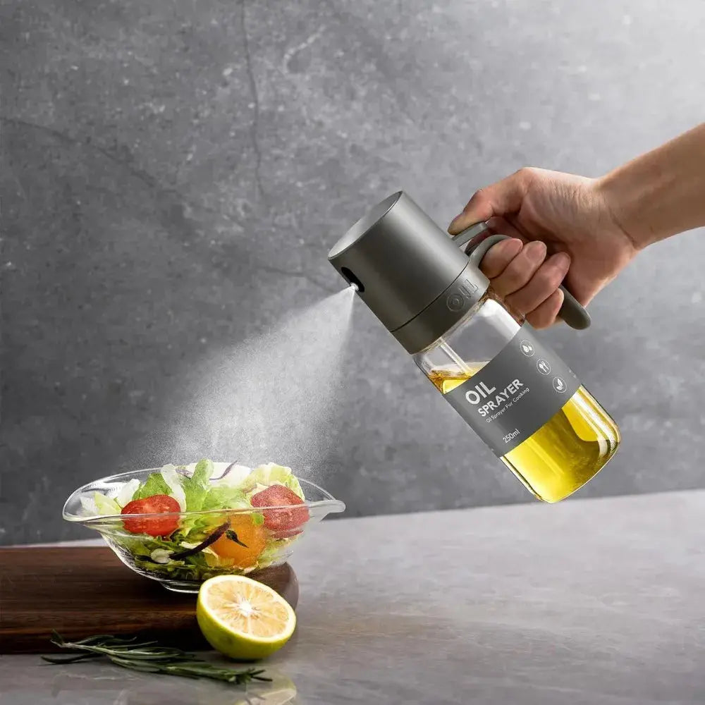 Glass Oil Sprayer Bottle - Black & Elva