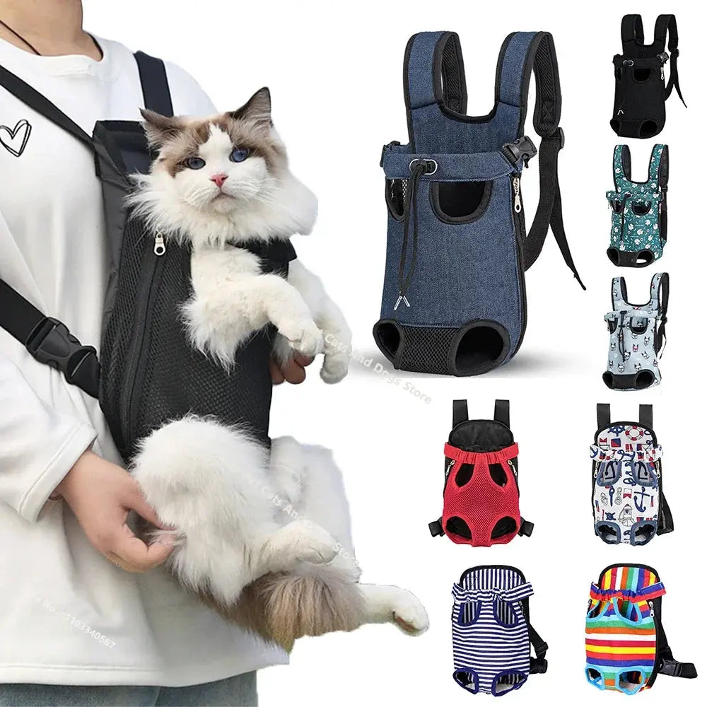 Pet Backpack - Black & Elva