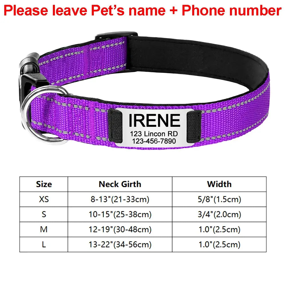 Custom Dog Collar - Black & Elva