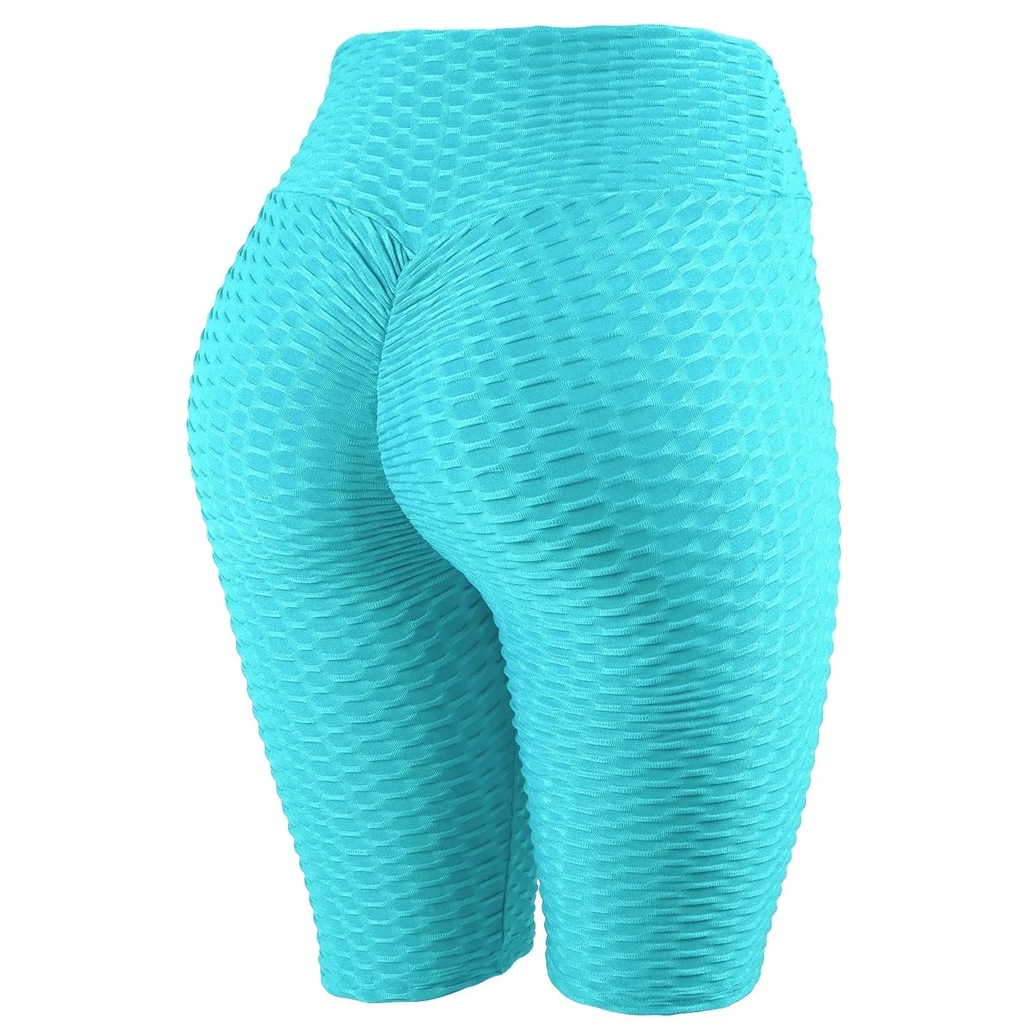 High Waist Workout Leggings - Black & Elva