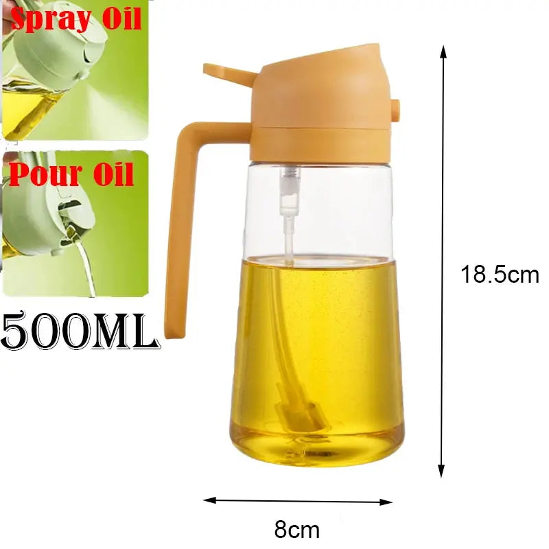 Oil Sprayer Dispenser Bottle - Black & Elva