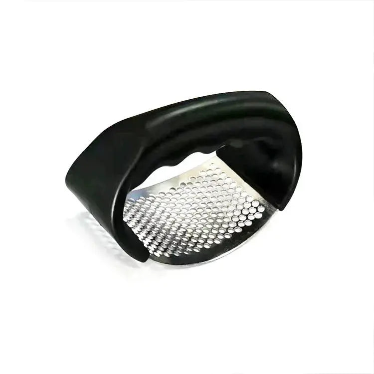 Stainless Steel Garlic Crusher - Black & Elva