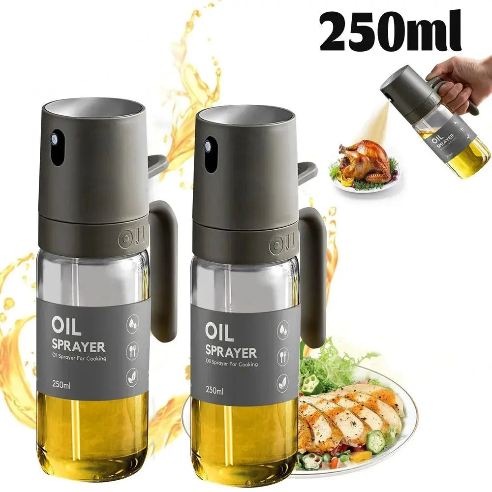 Glass Oil Sprayer Bottle - Black & Elva