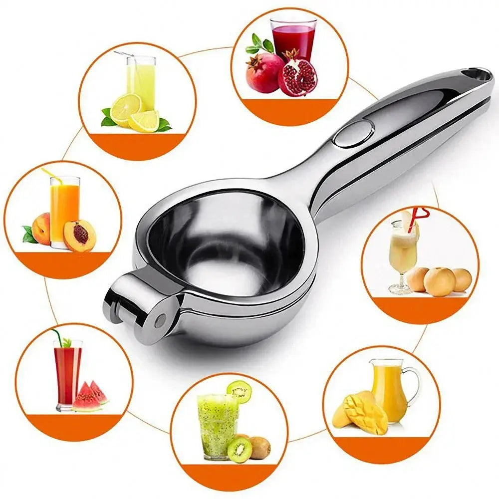 Stainless Steel Citrus Juicer - Black & Elva