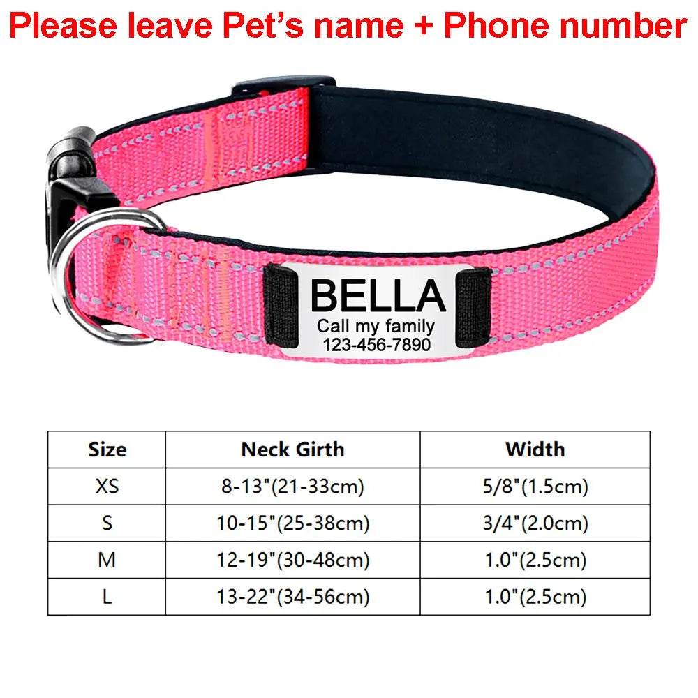 Custom Dog Collar - Black & Elva