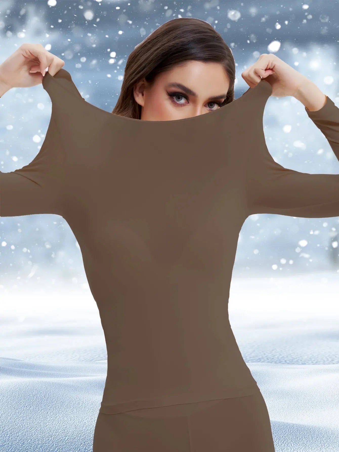 Women's Thermal Base Layer - Black & Elva