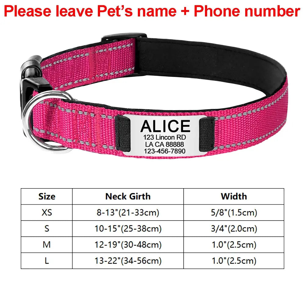 Custom Dog Collar - Black & Elva