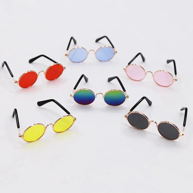 Vintage Pet Sunglasses - Black & Elva