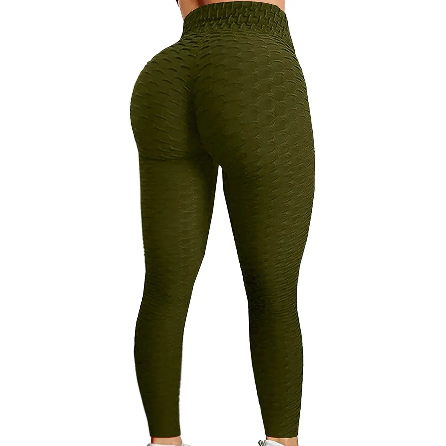 Flared High Waist Leggings - Black & Elva