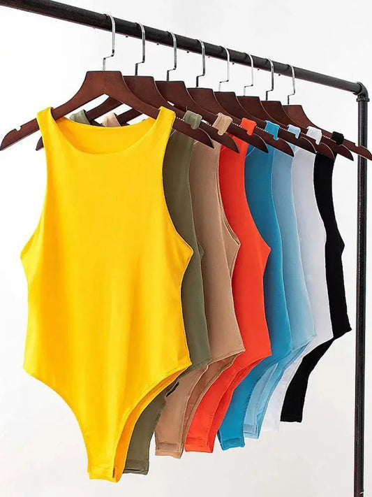 Sexy Summer Bodysuit - Black & Elva