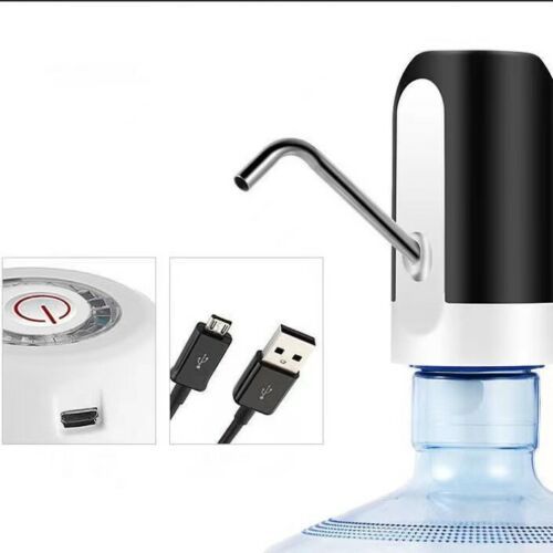Water Bottle Electric Automatic Universal Dispenser 5 Gallon USB USB Water Dispenser Automatic Drinking Water Bottle - Black & Elva