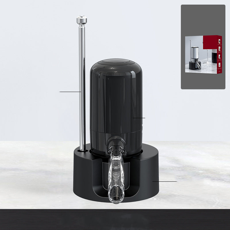 Fashion Personality Instant Decanting Function Decanter - Black & Elva