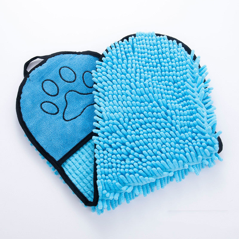 Super Absorbent Microfiber Pet Towels - Black & Elva