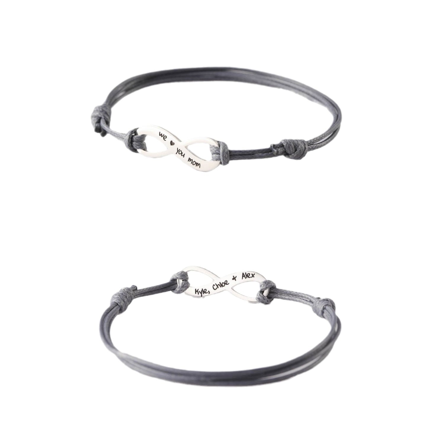 Stainless Steel 8-shaped Buckle Adjustable Hand Rope - Black & Elva