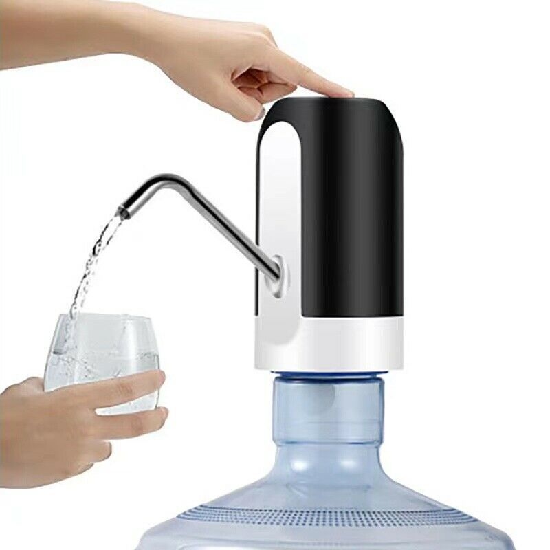 Water Bottle Electric Automatic Universal Dispenser 5 Gallon USB USB Water Dispenser Automatic Drinking Water Bottle - Black & Elva