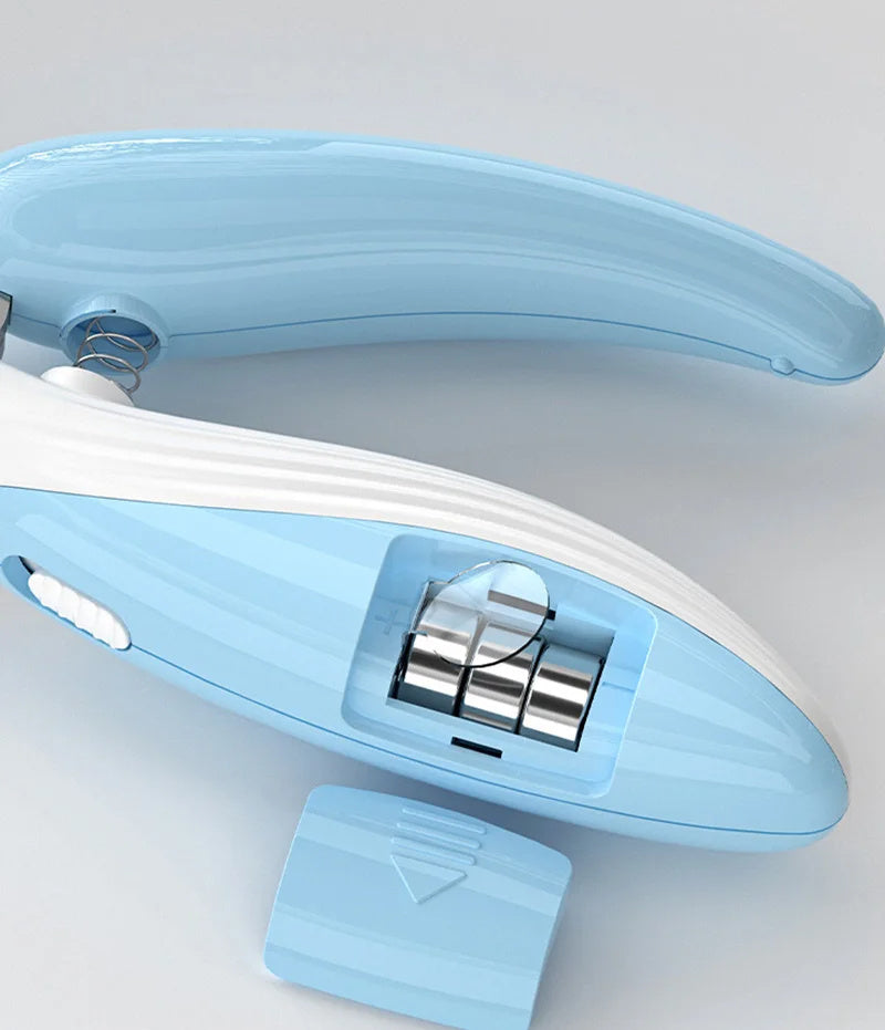 LED Pet Nail Clippers – Electric Dog & Cat Nail Grinder with Light - Black & Elva