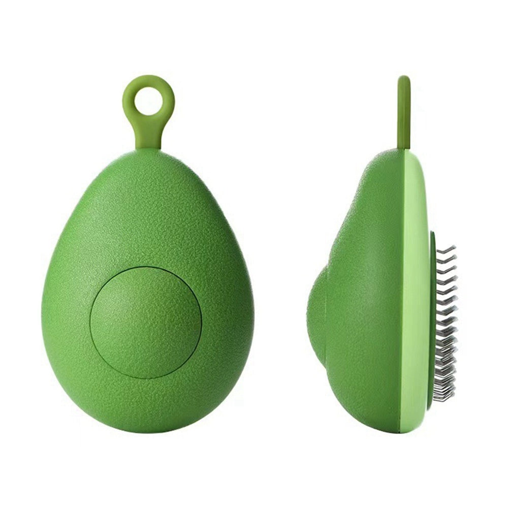 Self-Cleaning Cat Grooming Comb – One-Click Hair Remover - Black & Elva