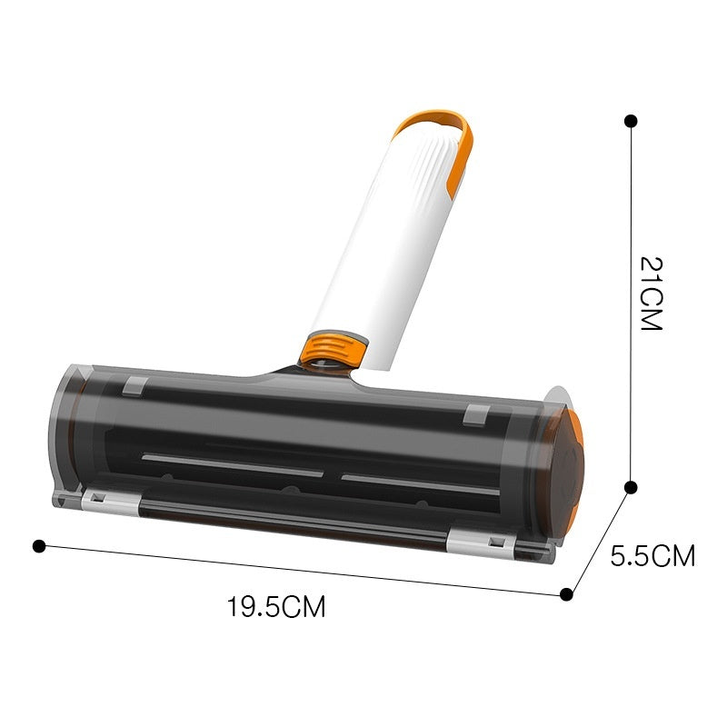 2 In 1 Pet Hair Removal Roller Multifunctional Portable Washable Hair Removal Brush Pet Supplies - Black & Elva