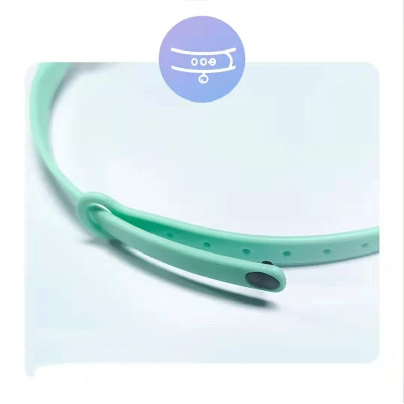 Automatic Cat Toy Smart Laser Teasing Cat Collar Electric USB Charging Kitten Amusing Toys Interactive Training Pet Items - Black & Elva