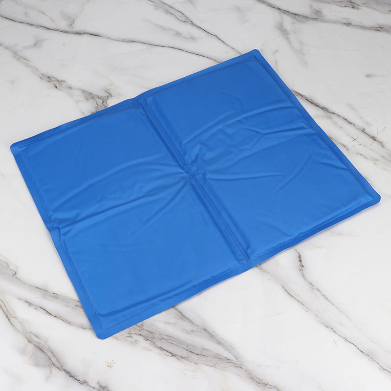 Pet Ice Pad Gel Cooling Ice Pad Summer Pet Pad Dog Mat - Black & Elva